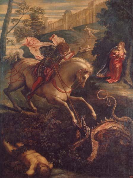 Jacopo Tintoretto St.George and the Dragon Spain oil painting art